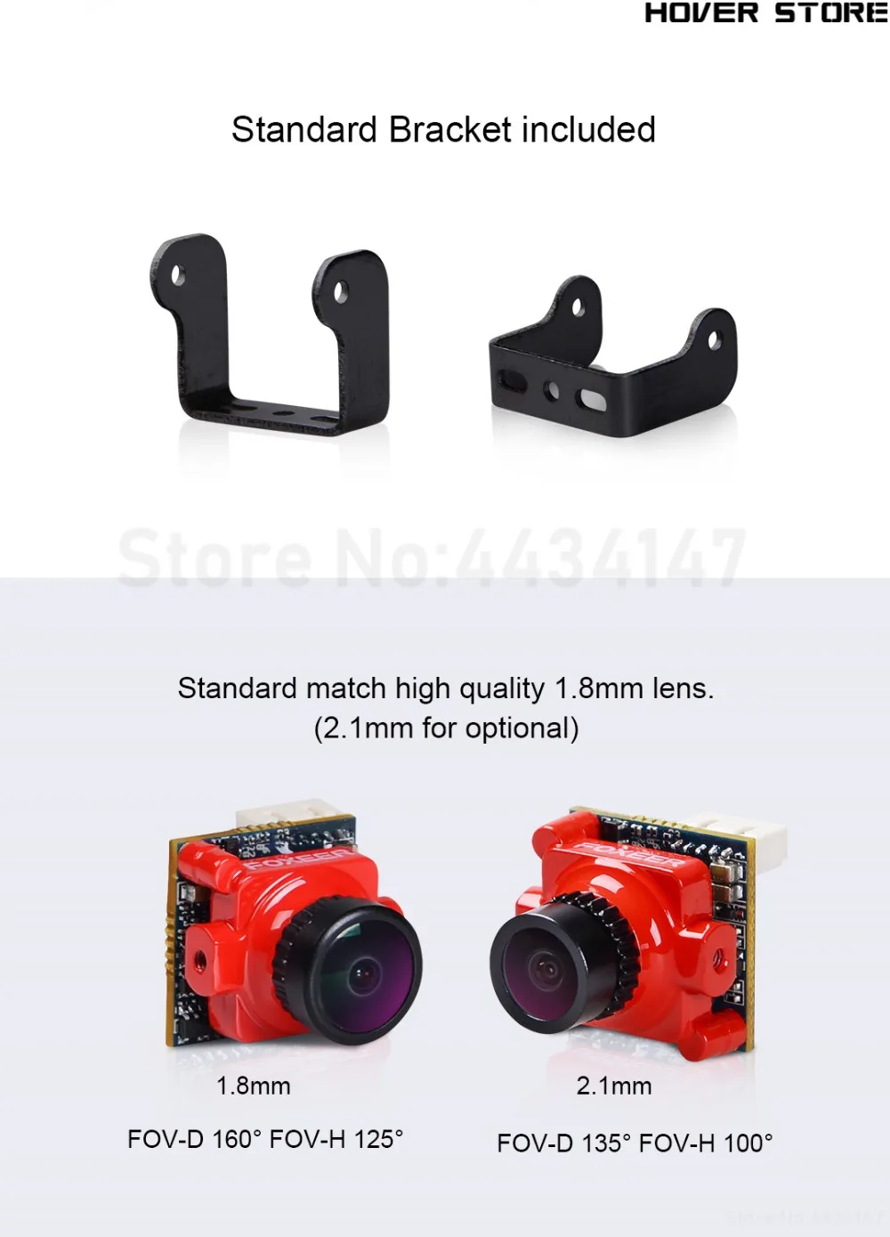 Высококачественный Foxeer Arrow Mini/standard/Micro Pro PAL FPV камера 1,8/2,1 мм с OSD черный/синий/красный для FPV RC Дрон