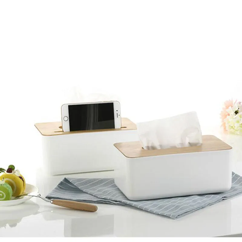

New Creative Household Tissue Box Napkin Case Sitting Room Office Holder Tissue Napkin Container Home Desktop Organizer Display