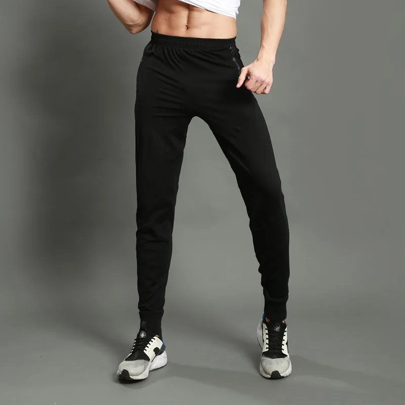 Sweatpants Men's Casual Slim-Fitting Tie Footed Trousers, Fast-Drying Fitness Running Men Jogging Sweat Pants rogue s loli with the tight fitting high footed sweatpants female autumn quick drying running ankle length yoga trousers