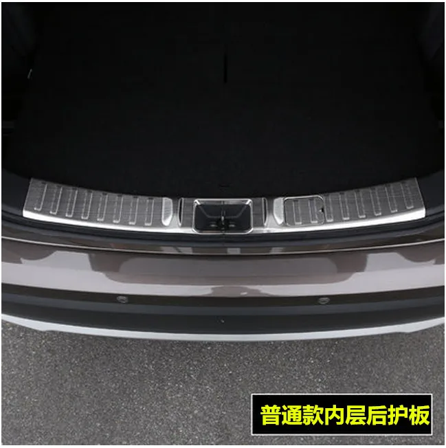 Протектор для внутреннего и внешнего заднего бампера из нержавеющей стали