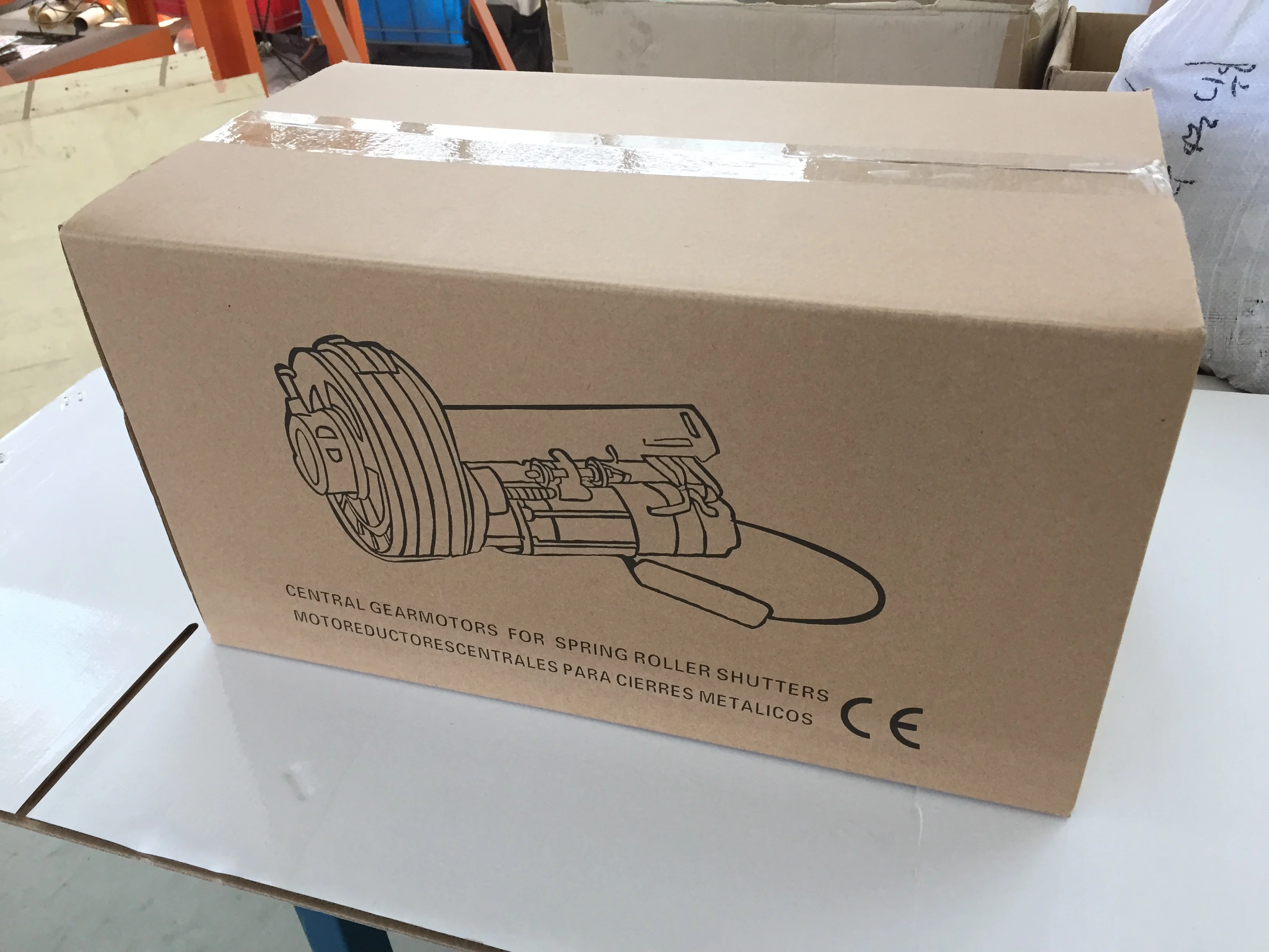 

Central motor for shutter,rolling door opener 180NM with brake,lift 180kgs
