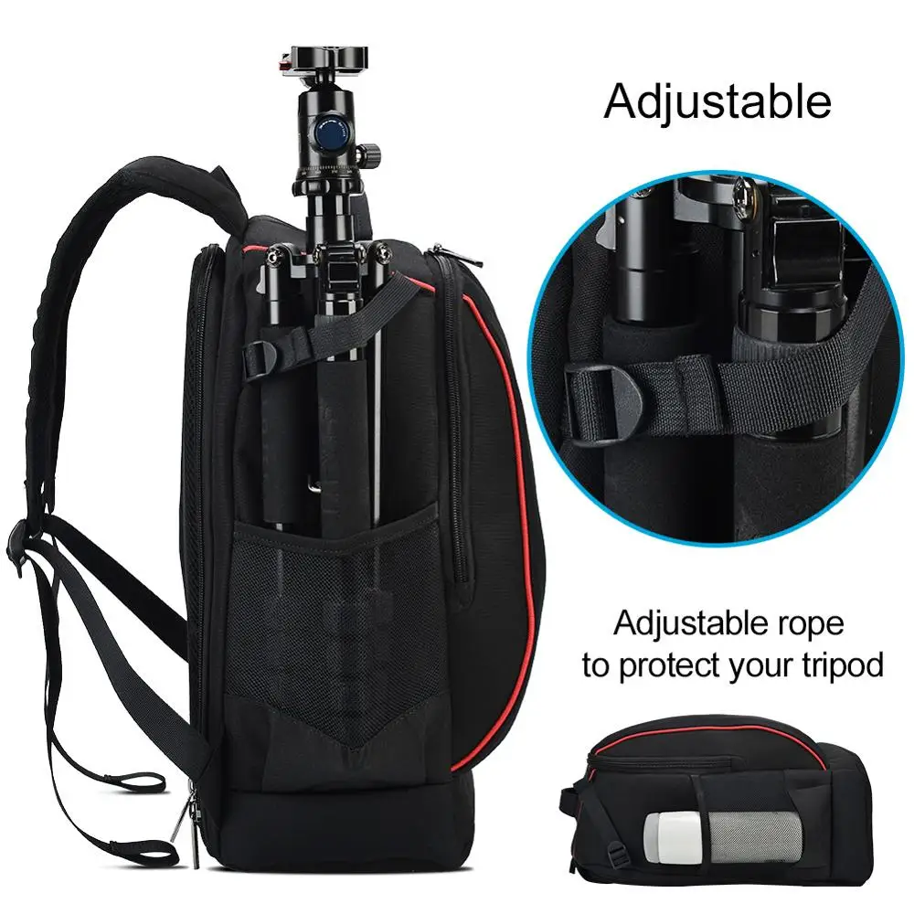 CADeN фотография сумка mochila fotografia DSLR камера сумки через плечо рюкзак для ноутбука Canon Nikon Путешествия противоударный объектив чехлы