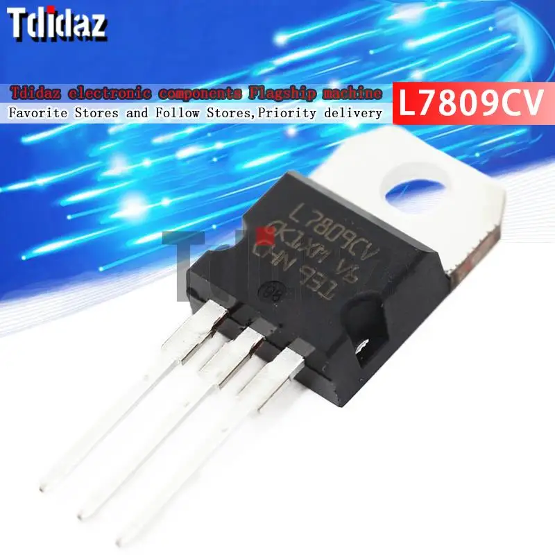 

Новый и оригинальный чипсет IC L7809CV L7809 TO220 7809 LM7809 MC7809 TO-220, 10 шт.