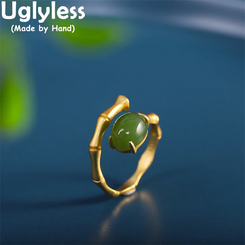 

Классические Вечерние овальные кольца с драгоценными камнями для женщин из натуральной яшмы, нефрита, открытые кольца, серебро 925 пробы, мод...