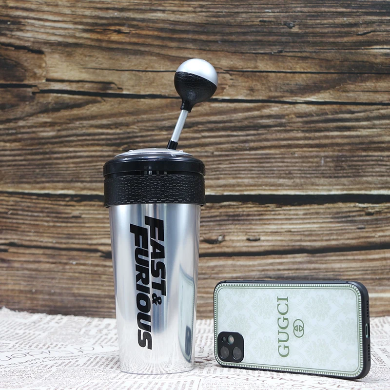 Стакан для воды Fast and Furious 9 стаканы с соломинкой и крышкой рычагом переключения