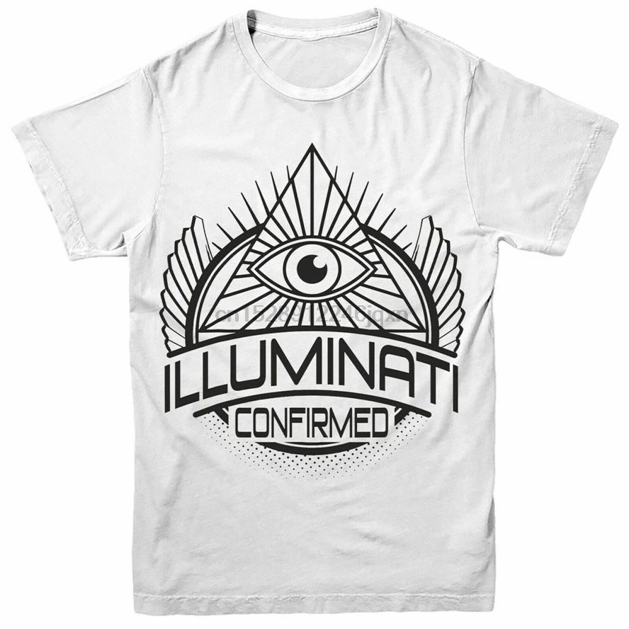 Illuminati Confirmed/футболка с надписью All Seeing Eye забавная футболка для взрослых и детей из