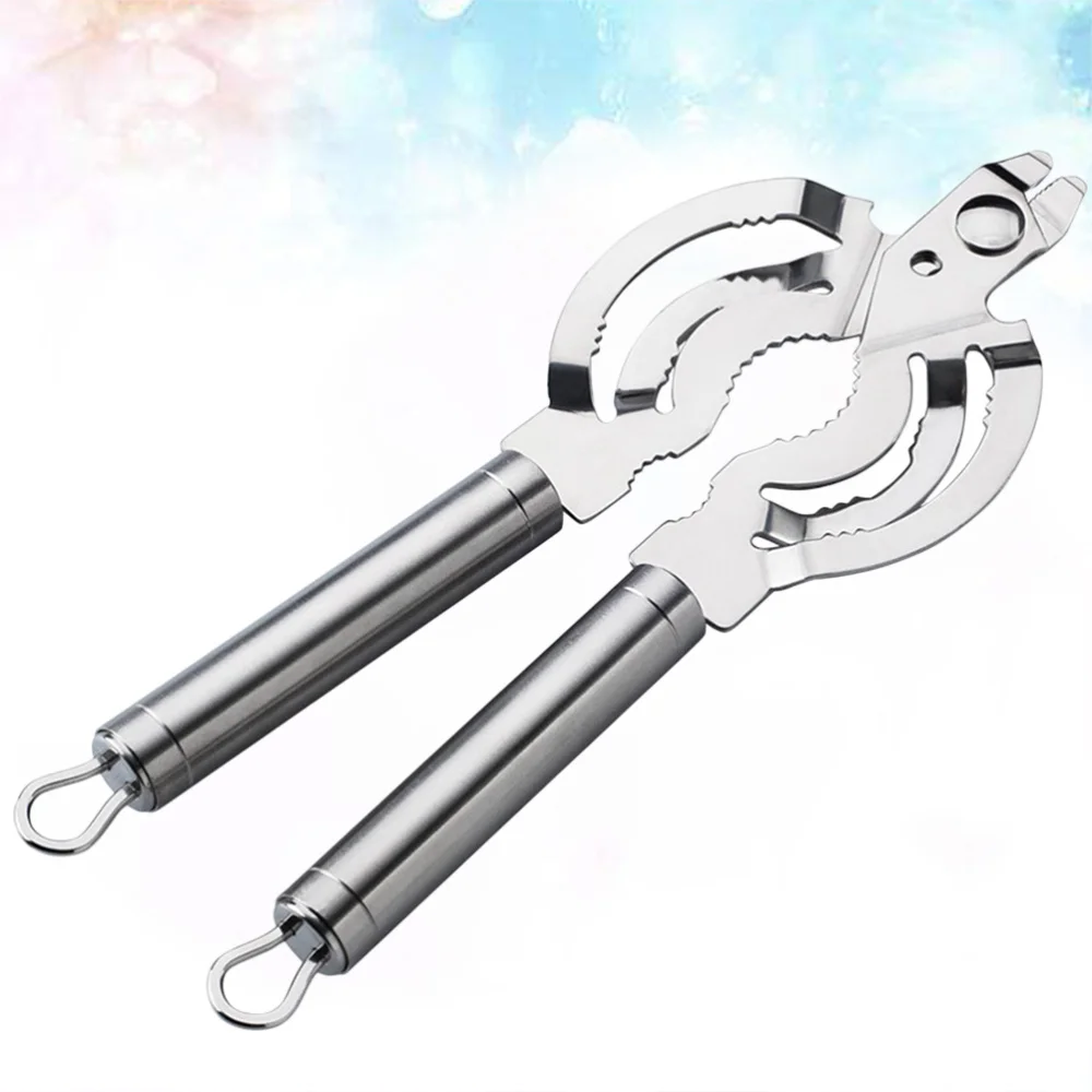 

Stainless Steel Multifunctional Jar Bottle Opener Beer Lid Remover Nut for Home Bar