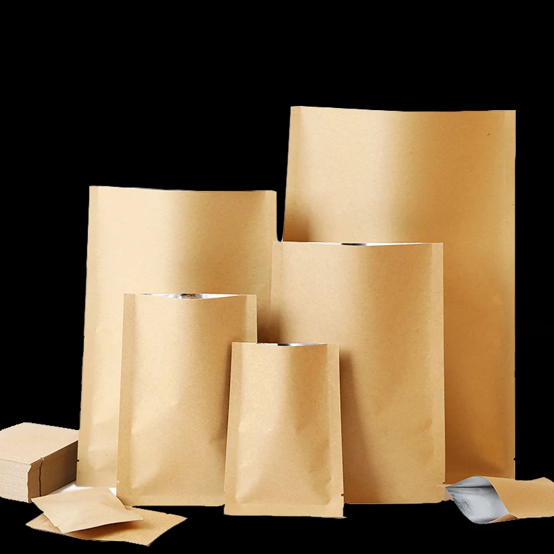 Плоская крафт бумага с верхней теплоизоляцией упаковка нижний пакет фольга для