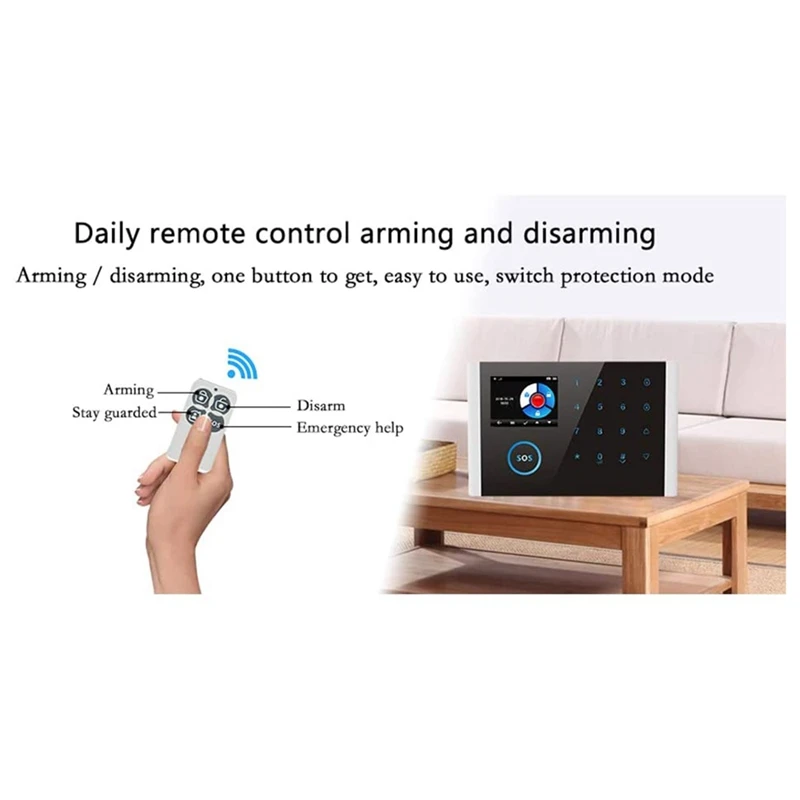 Gsm Sms Wifi Smart Home House Office Security Burglar Alarm Systems Kit(Set 2) | Безопасность и защита