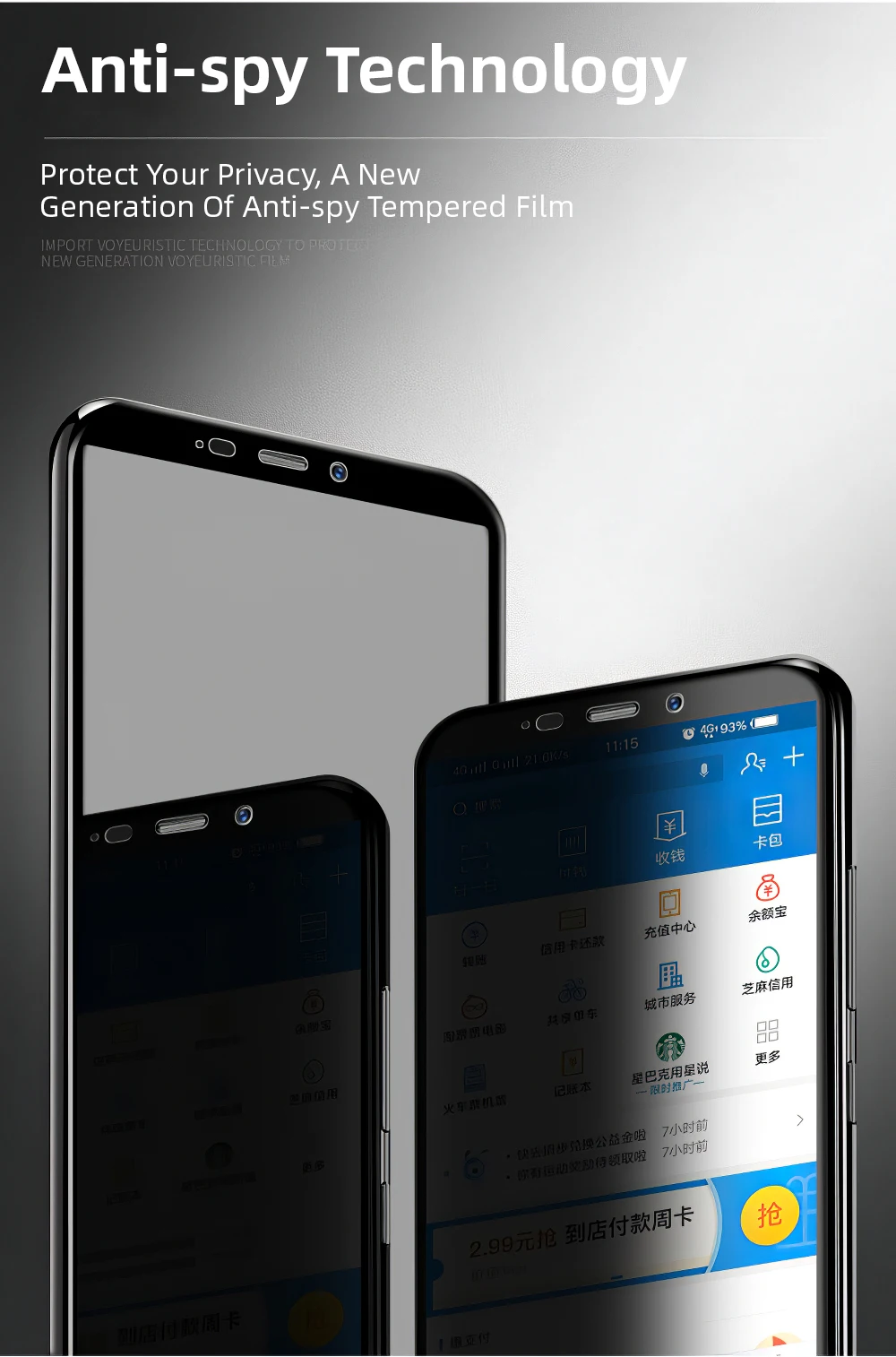 Секретность Антишпион протектор экрана для huawei P30 Pro Lite mate 20 Pro 20X P20 Pro Honor 10 9 Nova 4 5 5i анти-ползающая пленка из закаленного стекла