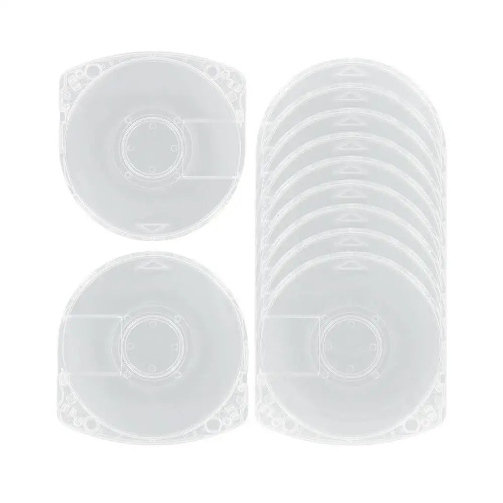 

10Pcs Game Disc Storage Shell Case Cover PSP UMD Protective Box Replacement Clear UMD Disc Case Shell for Sony PSP1000/2000/3000