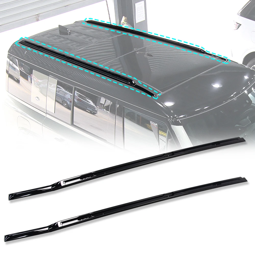 

2 Pieces Aluminium Roof Rail Rack Side Rail Bar Fits for Land Rover Defender L663 4D 110 2020 2021