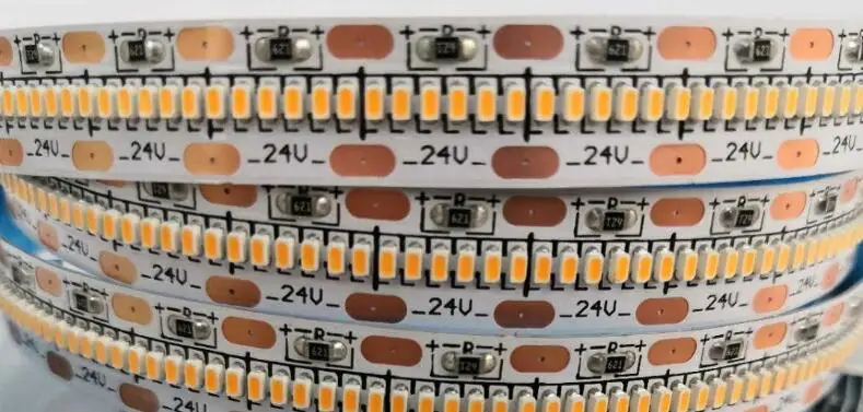 [Seven Neon] 5 м 2210 SMD Светодиодная лента 10 мм PCB DC24V 600 светодиодный/м 30 Вт Светодиодная лента CRI> 90 8-10LM микро 2210 светодиодный гибкий свет