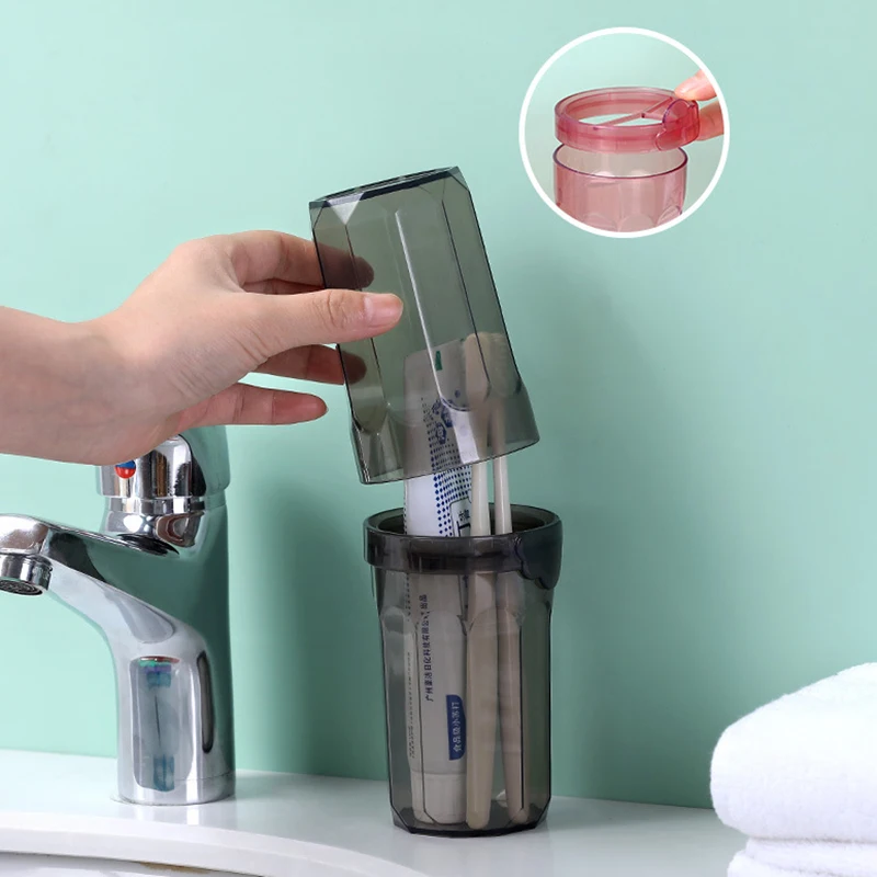 Пластиковая чашка для полоскания рта в ванную комнату портативный бытовой