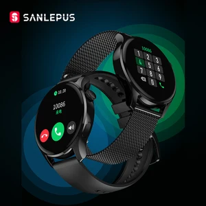 sanlepus smart watch 2021 men women smartwatch sport fitness bracelet dial calls health monitor gt3 pro for huawei android apple free global shipping