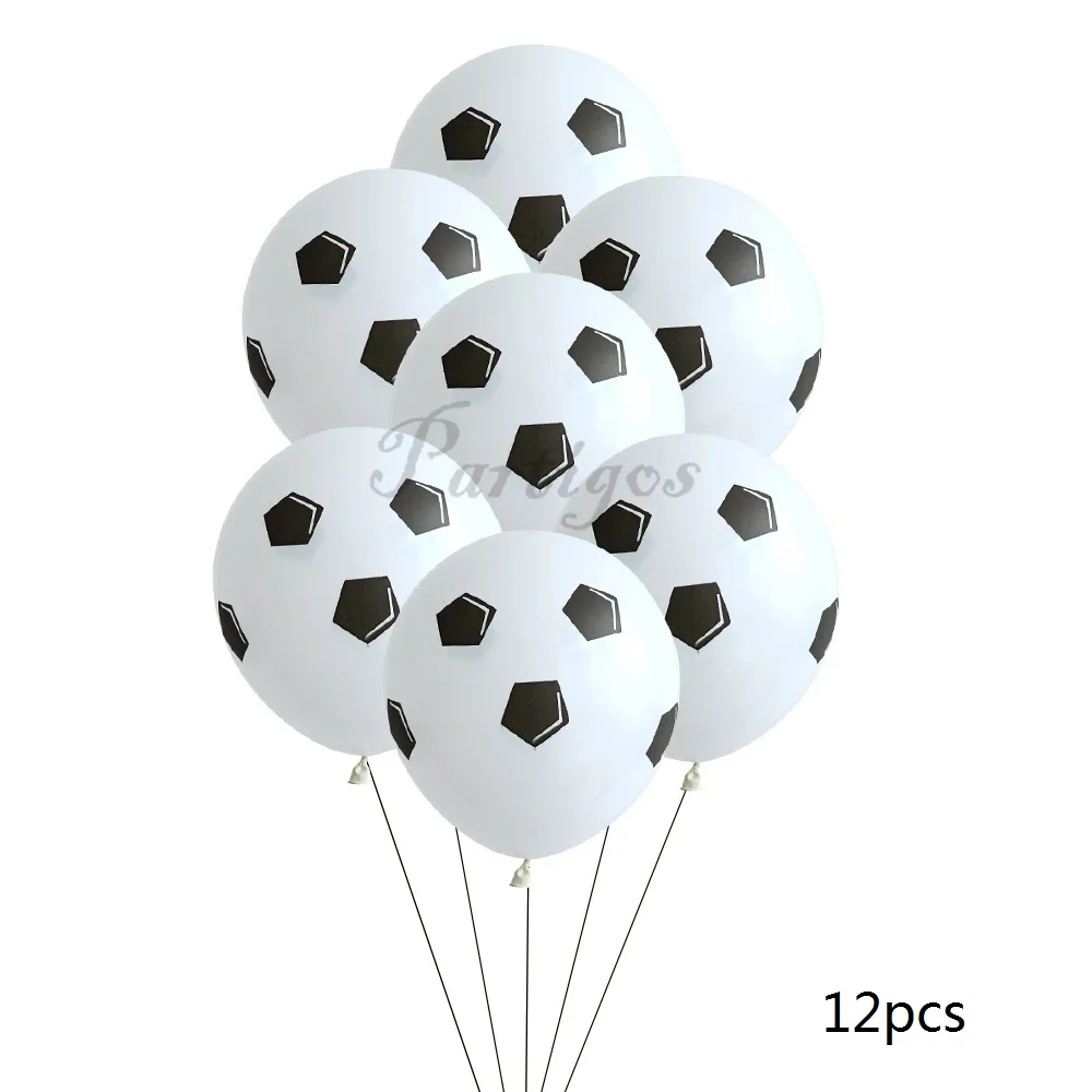 1 комплект 12 дюймовые плотные футбольные мячи латексные шары шт. украшения для