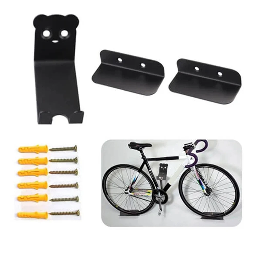 

Spot Bicycle Wall Metal Bracket Hook Road Mountain Bike Wall Hanging Bicycle Rack Holder QP2
