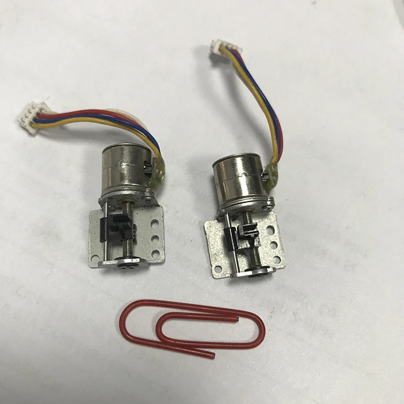 DC 5V Miniature10mm Stepper Motor 2 Phase 4 Wire with Screw Slider Small Slide 6mm Stroke | Обустройство дома