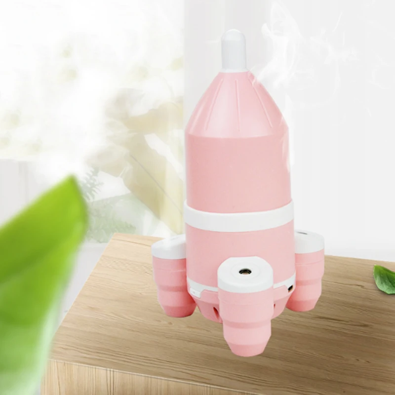 Компактный увлажнитель воздуха в форме ракеты USB Ультразвуковой очиститель