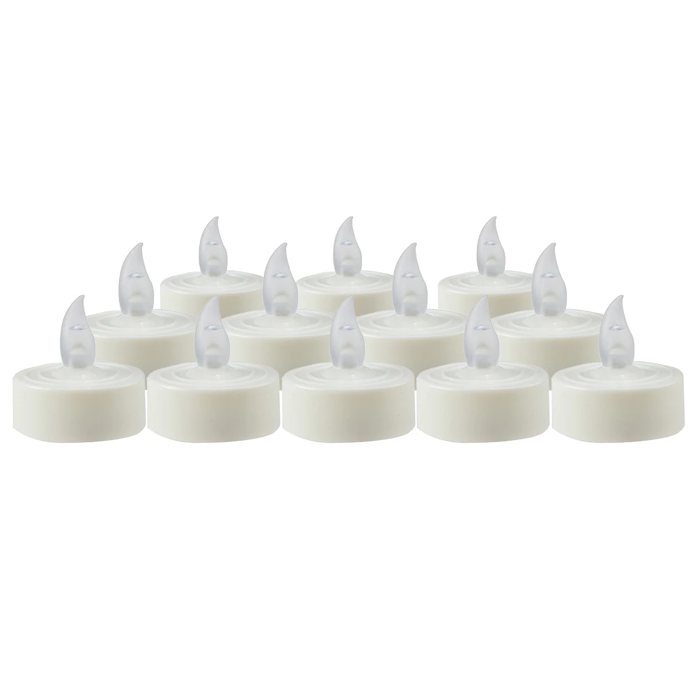 5 шт. пластиковая Рождественская чайная свеча электронная домашняя открытая