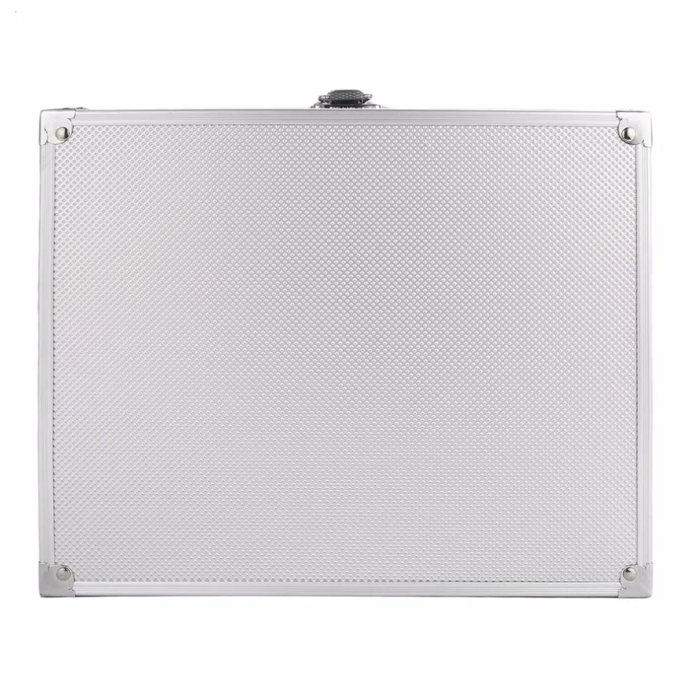 

Professional 12 Grid Slots Watch Box Jewelry Display Storage Square Box Case Aluminium Suede Inside Container Hot