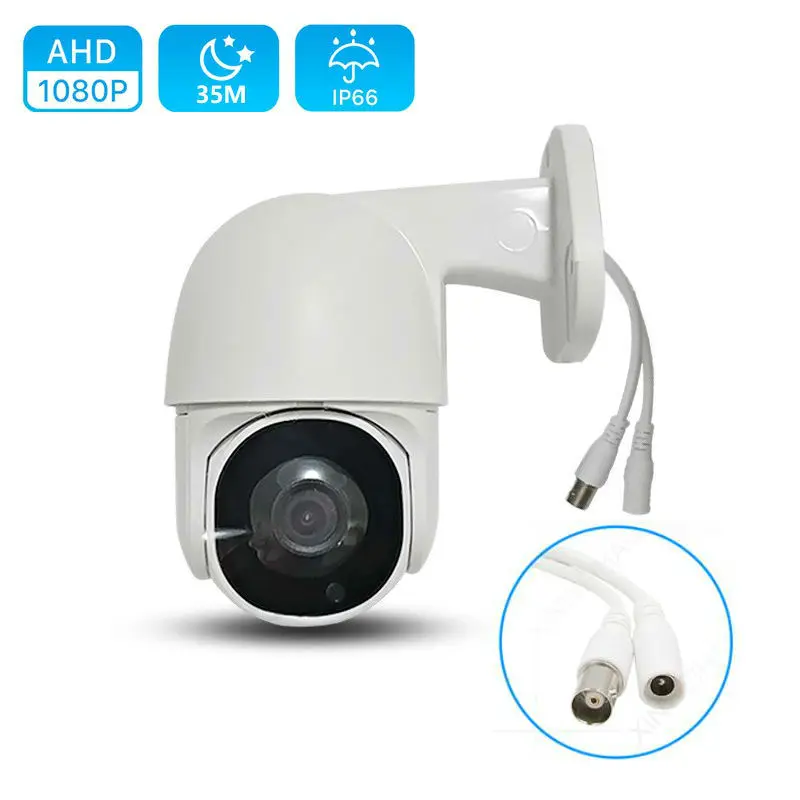 PTZ Камера AHD 2.0MP на открытом воздухе 1080P CCTV аналоговый Скорость купол безопасности