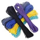 Высококачественный шнурок для палатки 550 Паракорд парашютный шнур Военная Спецификация Тип III 7 нитей 100FT Паракорд для пеших прогулок кемпинга