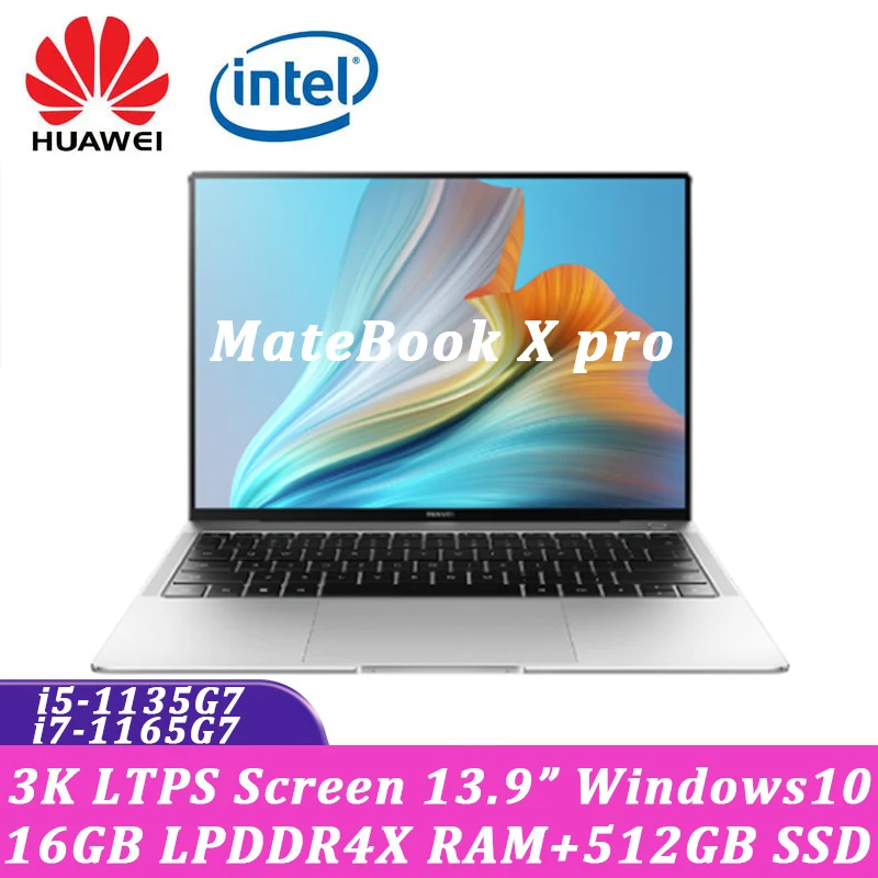 

Ноутбук HUAWEI MateBook X Pro, 2021 дюйма, 16 ГБ ОЗУ, 512 ГБ/ТБ