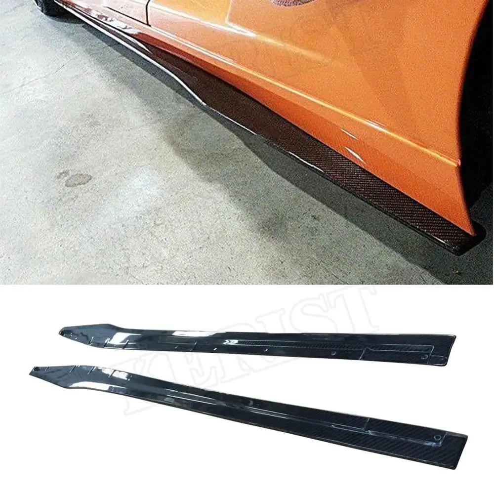 Боковая юбка и спойлер из углеродного волокна в стиле суперлеггера для Lamborghini