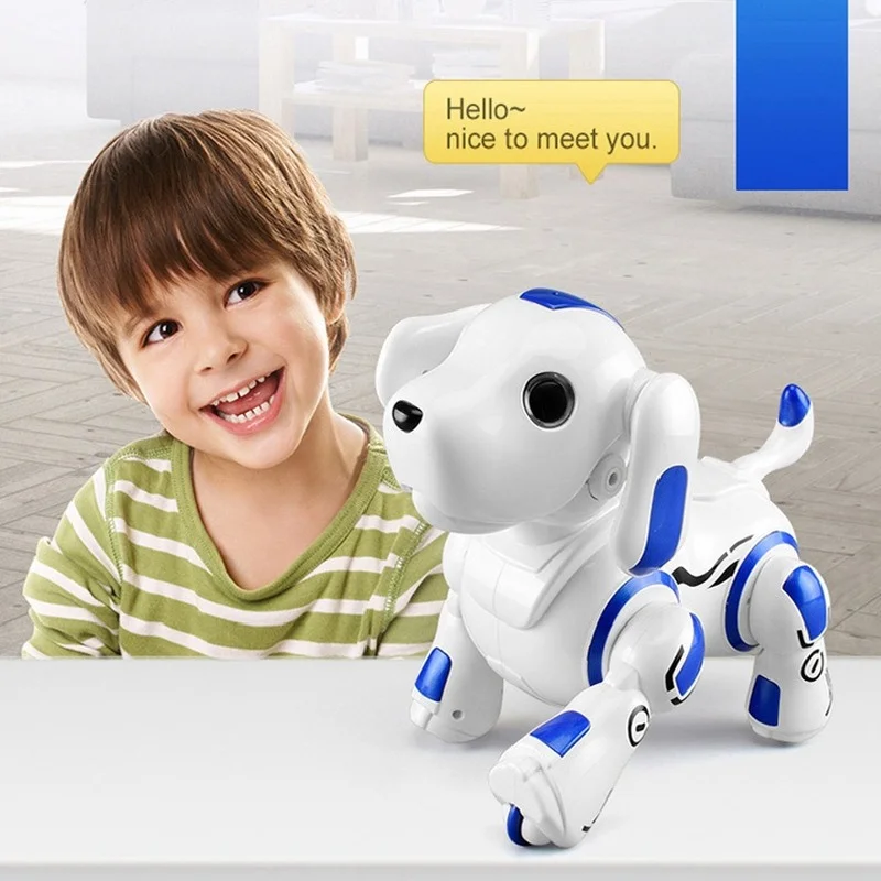 

Children's Intelligent Programming Electric Remote Control Induction Stunt Robot Dog Toy Singing and Dancing Multi-function Mode
