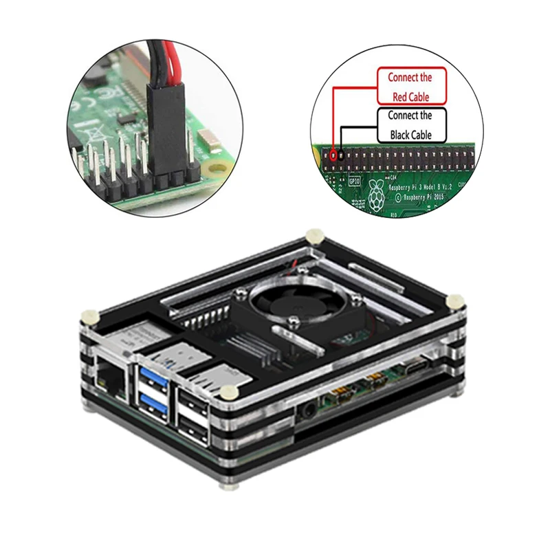 Raspberry Pi 4 2GB 4GB ram игровой комплект с usb-геймпад джойстик акриловый чехол sd-карта блок питания для Raspberry Pi 4 Модель B Pi 4B