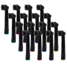 16 шт. насадки для электрической зубной щетки сменная щетка с напылением из бамбукового угля головки для зубных щеток Braun Oral B зубы чистыми