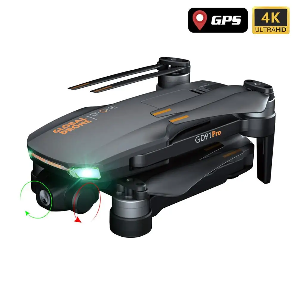 Новинка Дрон GPS Квадрокоптер с камерой 4K двухосевым шарнирным подвесом три
