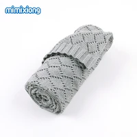 baby blankets fashion candy color knitted newborn swaddle wrap blanket for stroller sofa bed covers 10080cm toddler kids quilts