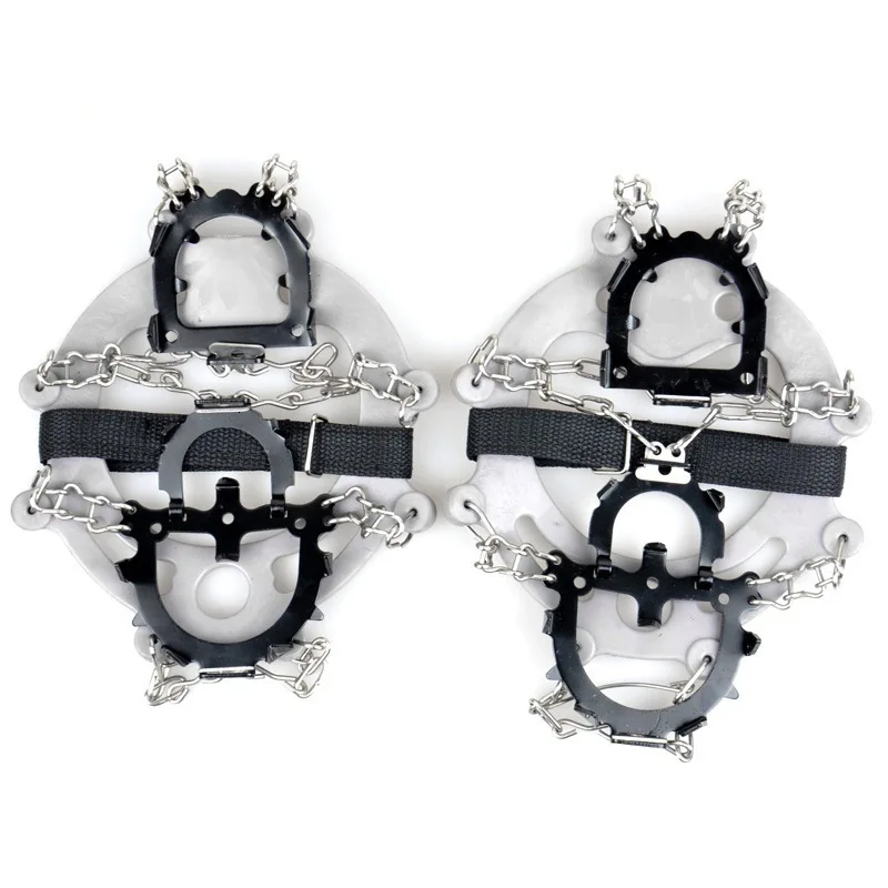 12 зубов кошки снежное рок с альпинистским оборудованием обувь ногтей цепи на