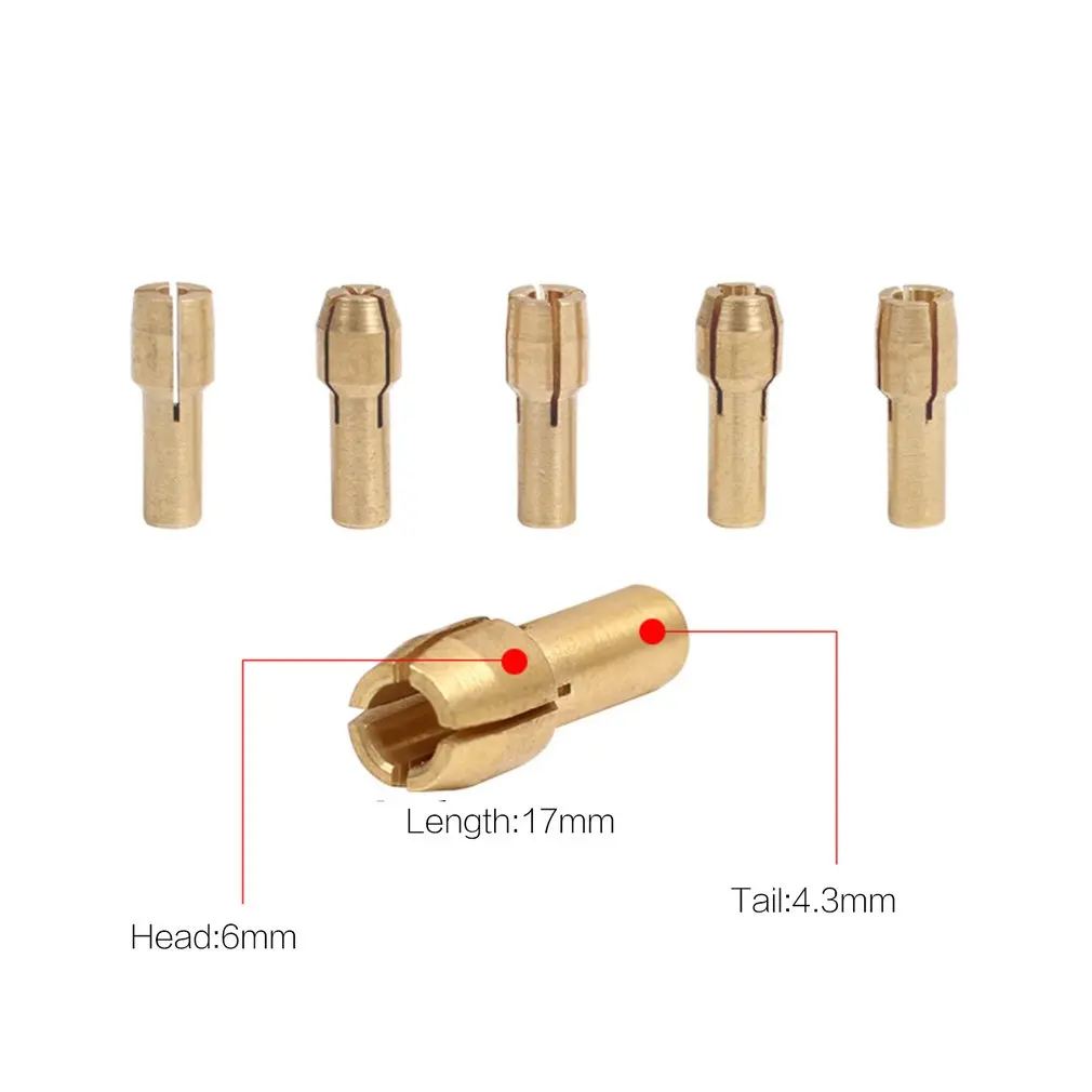 10 шт мини дрель латуни цанговый патрон Набор шлифовальный для принадлежностей