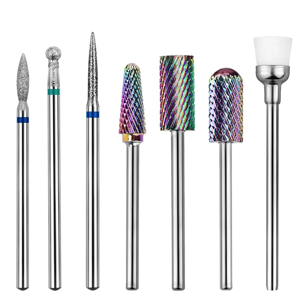 

1 Set/7PCS Manicure Tungsten Steel Grinding Head Special Grinder Grinding Head