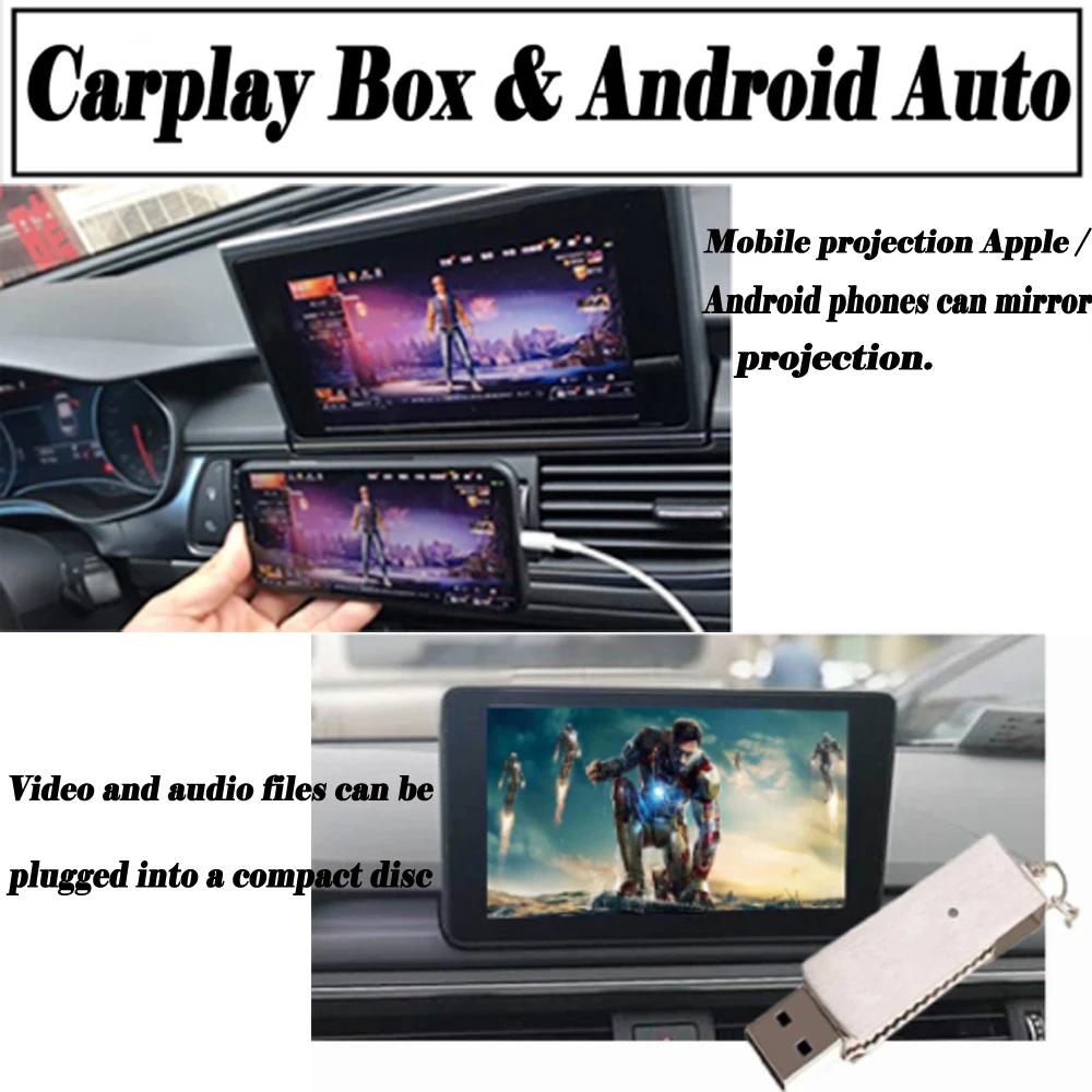 Беспроводной Carplay для Audi A6 GB C7 C6 4F 2010 ~ 2019 задняя фронтальная парковочная камера