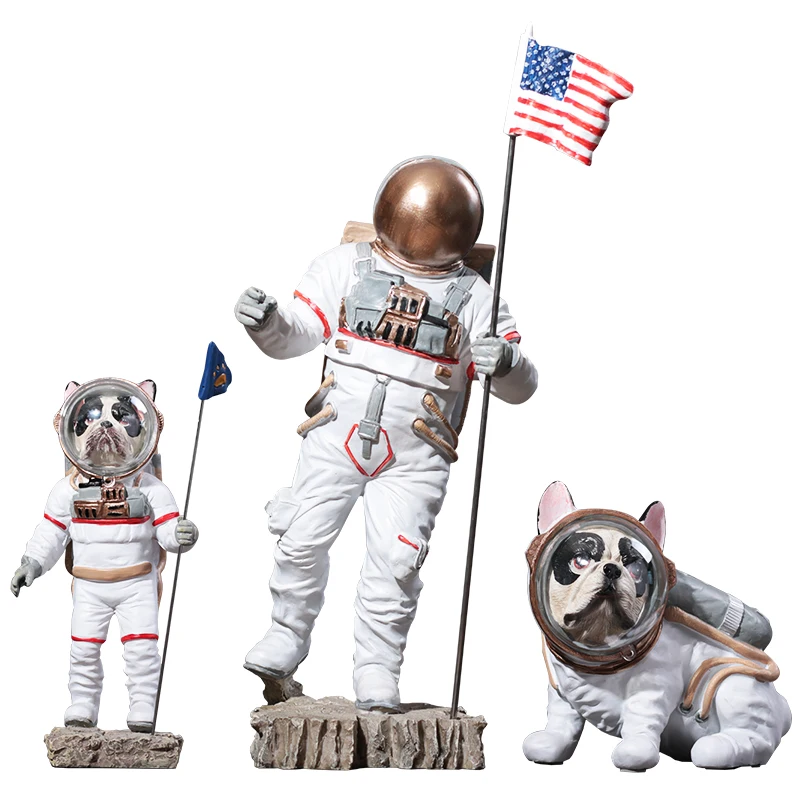 

European Creative Gifts Resin Astronauts Ornaments Home Furnishing Room Table Figurines Crafts Office Desktop Statues Decoration