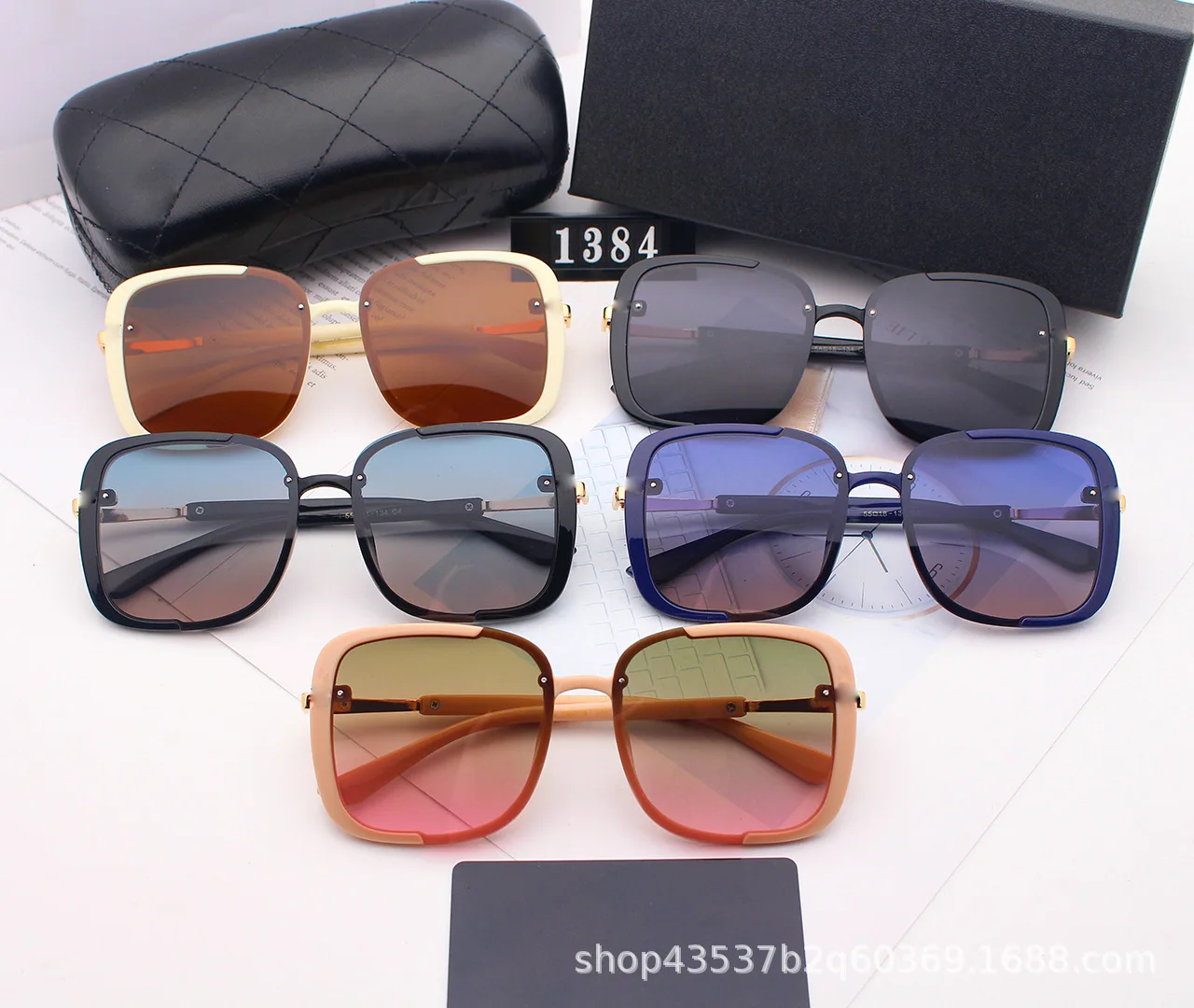 

Designer Original Brand Frame Polarized Sunglasses Women Men Square Driving Shades Glasses UV Protection Outdoor Travel Eyewear