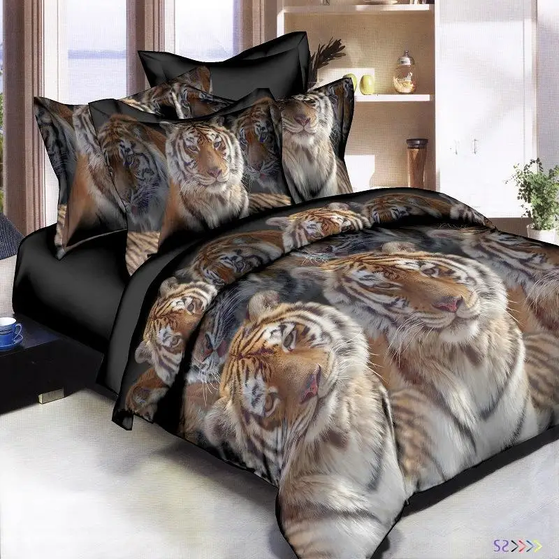 

18Reactive 3D soft comfortable bedding set