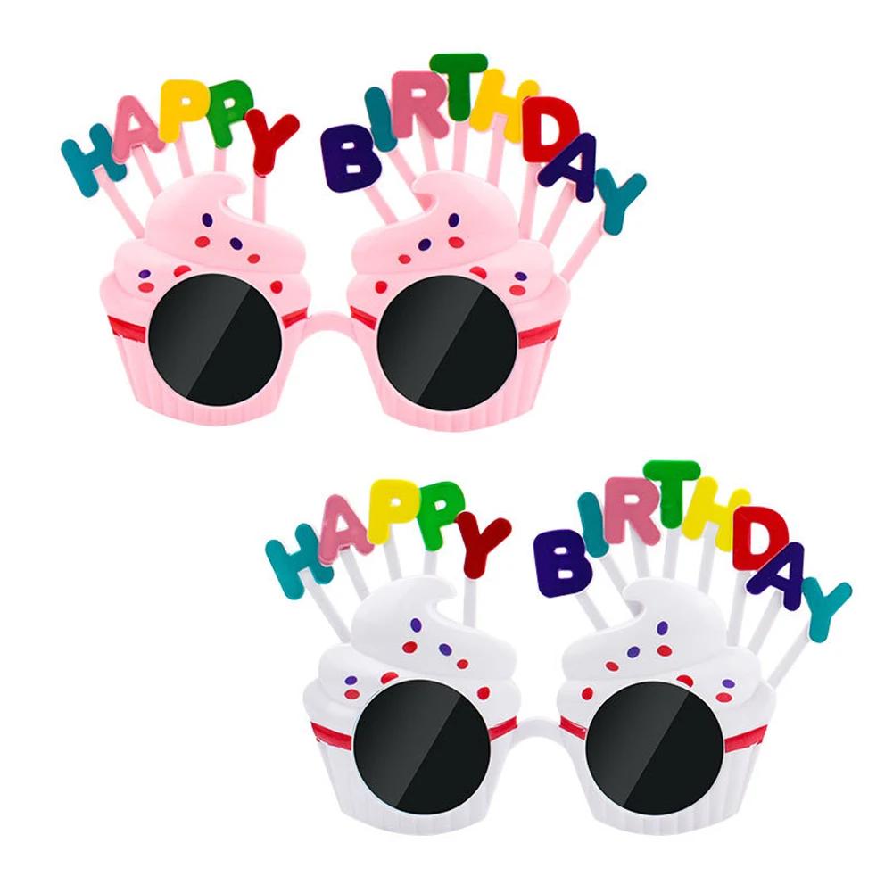

Party Glasses Novelty Happy Birthday Party Eye Glasses Novelty Eyewear Sunglasses Funny NewPhoto Booth Props Selfie White Adults