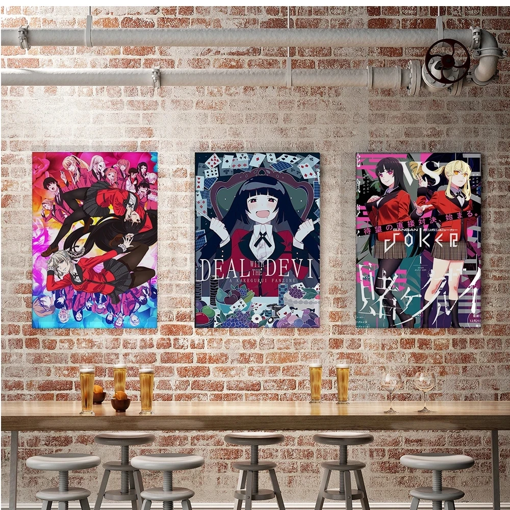 

Canvas Pictures Home Anime Kakegurui Bar Japan Sexy Cool Decoration Modern Paintings Wall Art Prints Poster Modular Living Room