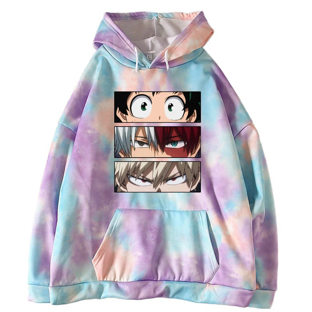 

Толстовки с капюшоном My Hero академия, пуловер Midoriya Shoto Bakugou, уличная толстовка с капюшоном и принтом унисекс для мужчин и женщин