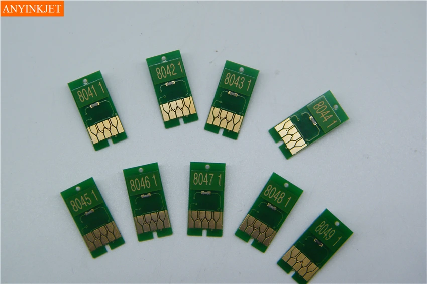 

Hot sale for Ep SC P6000 P7000 P8000 P9000 cartridge one time chip chip's number 1to5 old type