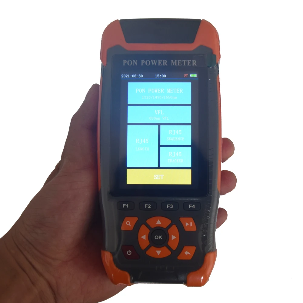 5 in 1 PON Power Meter Fiber Cable Testing Instrument Pass or Fail Function 1310 1490 1550nm In Service GPON EPON Live Checking | Мобильные