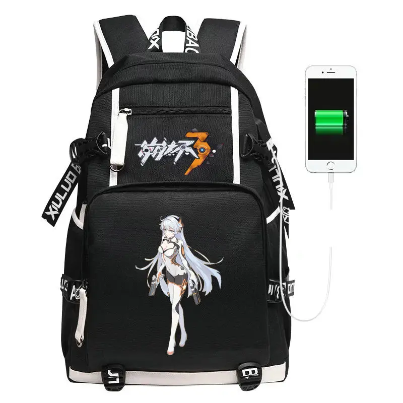 Рюкзак Kiana Kaslana Honkai Impact 3 Daypack K423 школьный ранец игровой рюкзак школьная сумка