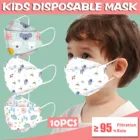 10 шт., детские дышащие маски с фильтром Pm2.5