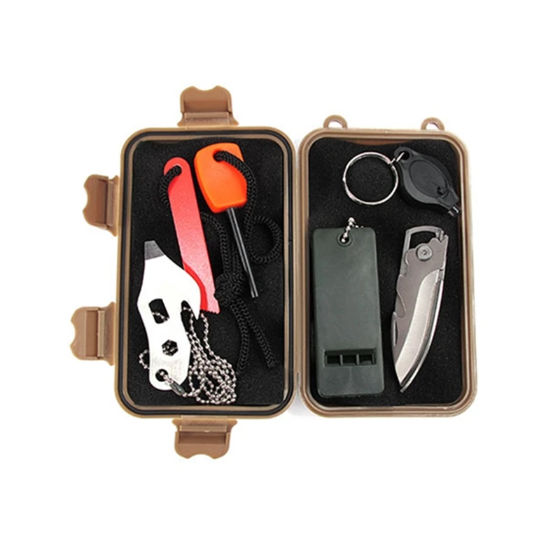 

EDC Gear Waterproof Box Kayak Storage Outdoor Camp Fish Trunk Airtight Container Carry Travel Seal Case Bushcraft Survive Kit