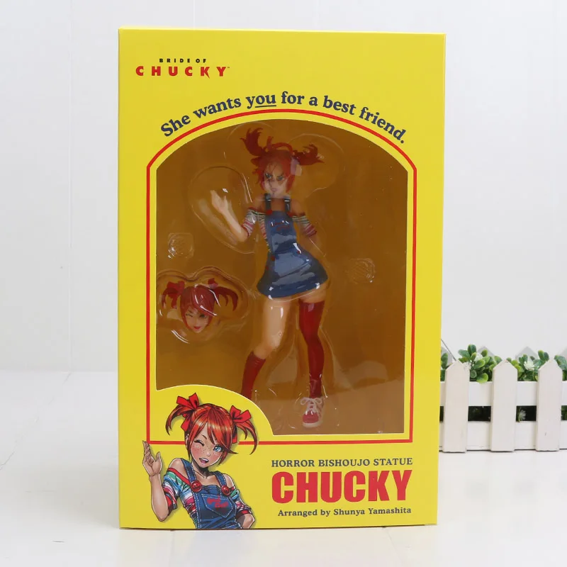NECA страшный Чаки фигурка игрушки фильмы ужасов детская игра Невеста Чаки 1/10 масштаб кукла из фильма ужасов игрушка - Цвет: 4266 18cm